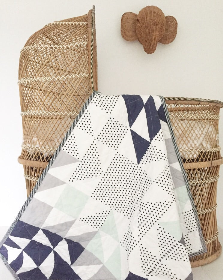 Bear with Me Wholecloth Quilt - Made to Order | Wild Littles