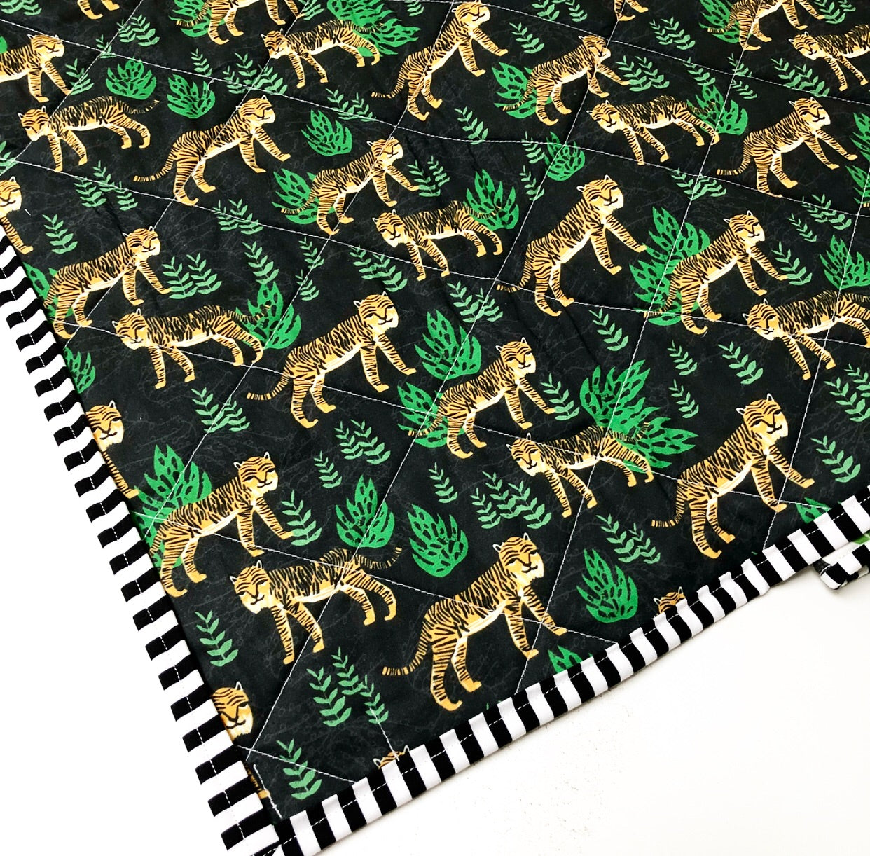 It's a Jungle Out There Safari Wholecloth Baby Quilt - Made to Order | Wild Littles