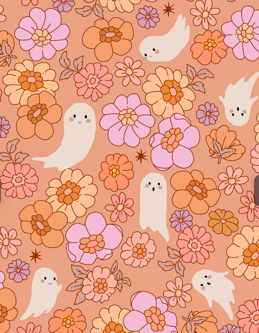 floral ghosts - little boo bag