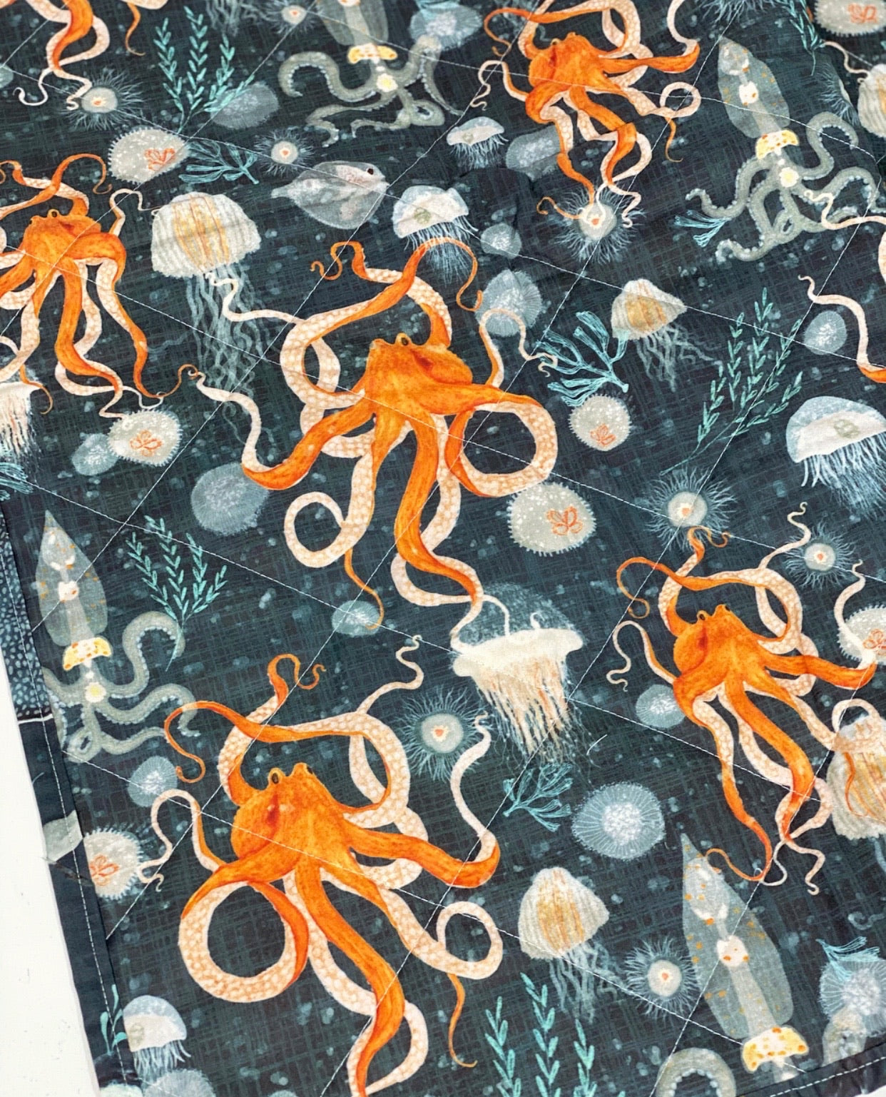 Undersea Gardens Wholecloth Quilt - Made to Order | Wild Littles