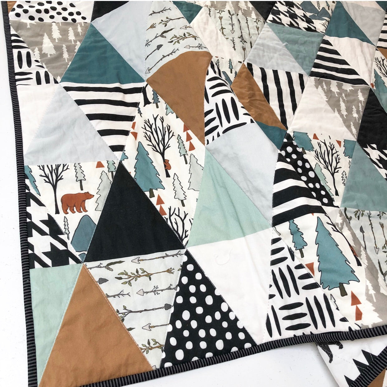 Woodland Park Wholecloth Quilt - Made to Order | Wild Littles