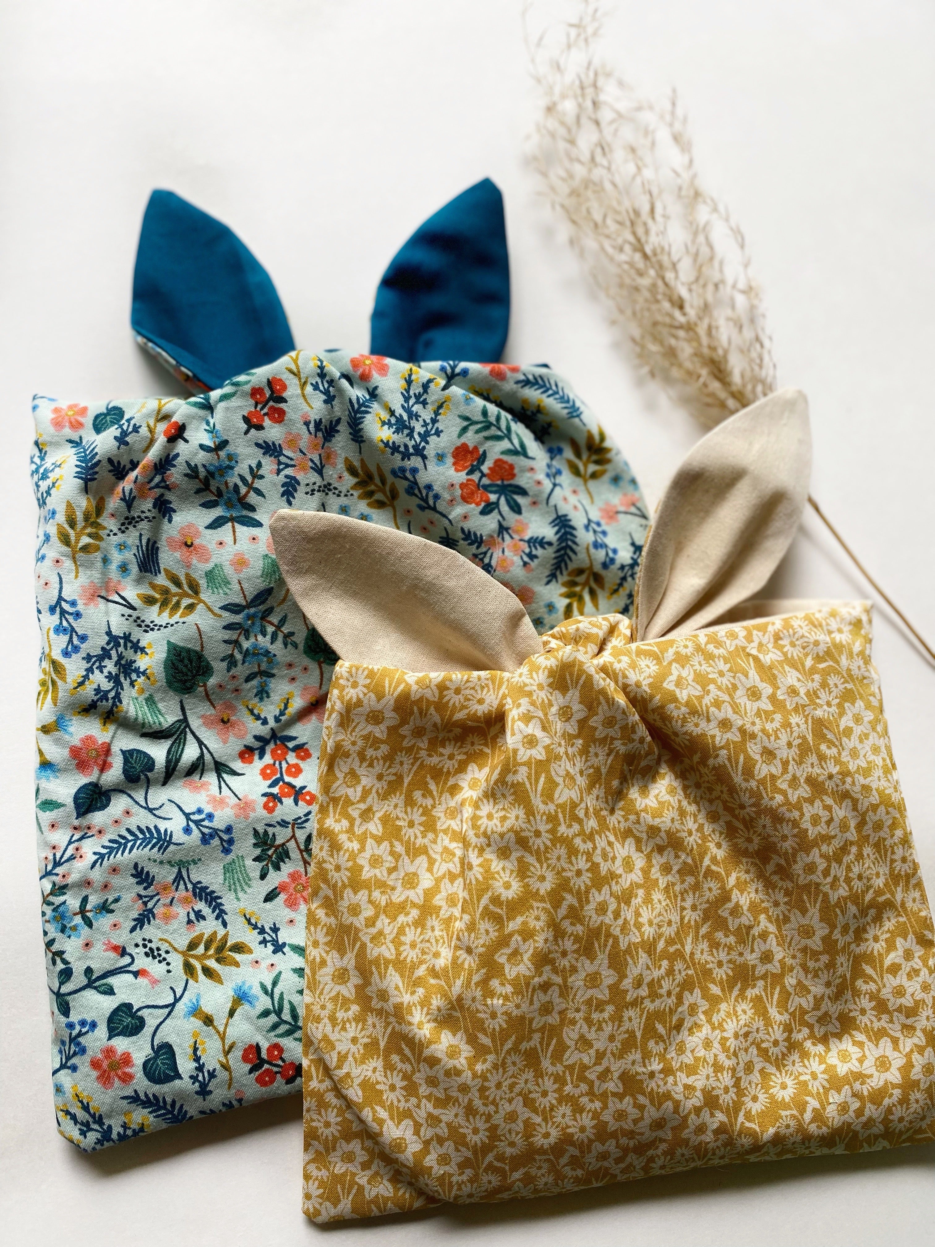 easter bunny bags - rifle meadow florals + daffoils
