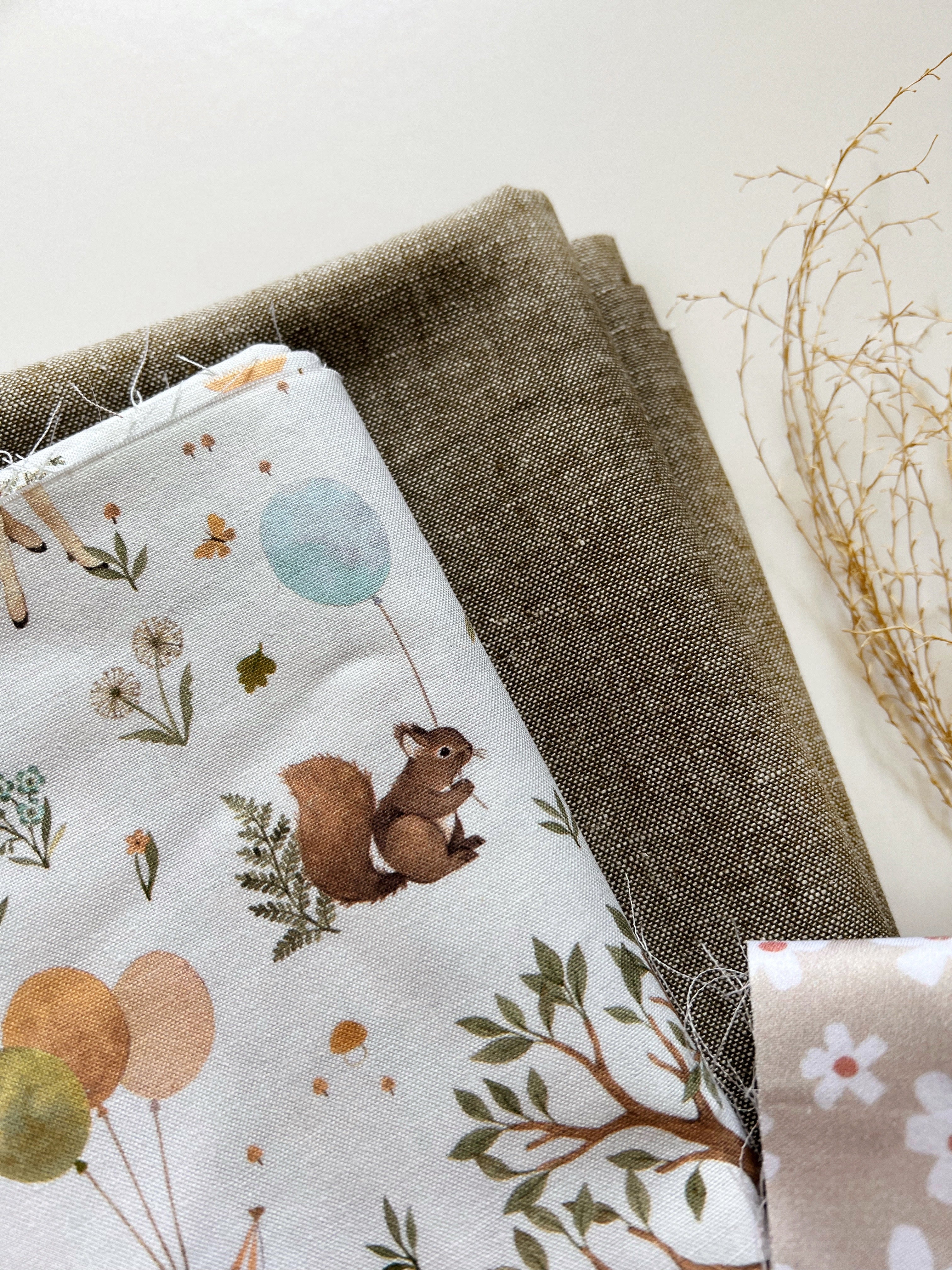 Whole Cloth Quilt Kit - woodland animal party | Wild Littles