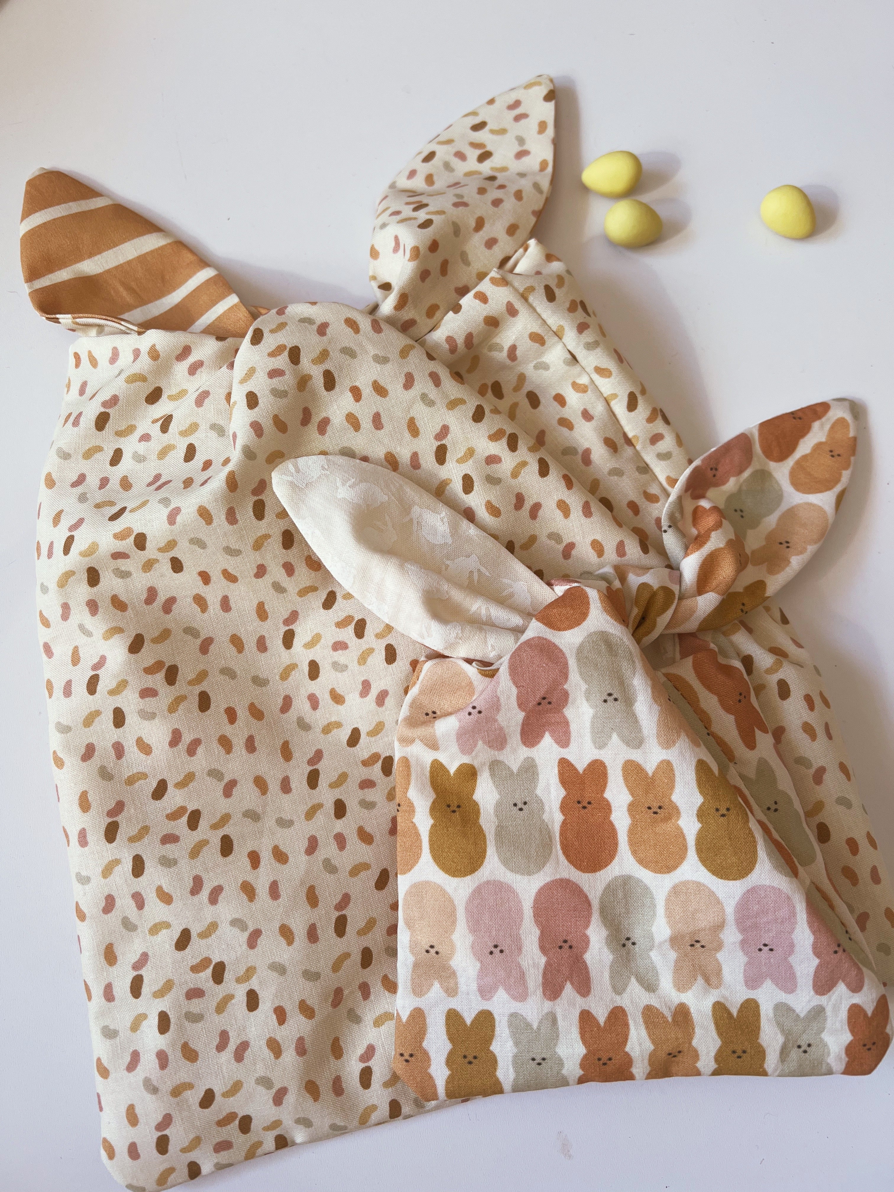 easter bunny bags - jelly bean easter
